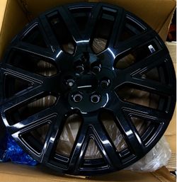 NEW 24x10” Gloss Black Multi-Spoke Alloy Wheel Rim