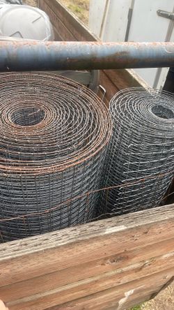 2 Partial Rolls Of 1x1 Welded Wire