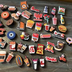 New Food ,Restaurant, Misc  Croc Charms, 45 count variety. 