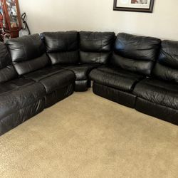 Black Leather Couch