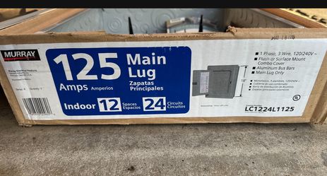 Murray 125 Amp Mai. Lug 12/24 Spaces Electric Panel