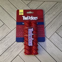 Twizzlers Red Vinyl Squeaky Dog Toy (NEW)