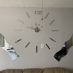 Wall Clock  Stickers/mirror 