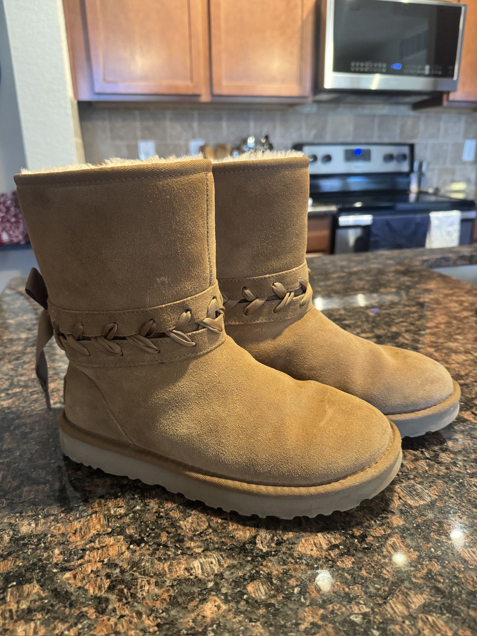 Ugg Boots With Lacing and Bowties