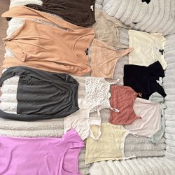 Dress shirt / crop tops