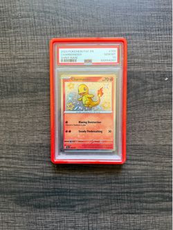 2024 Pokemon EN Paldean Fates Shiny Rare #109 Charmander PSA 10 GEM MINT