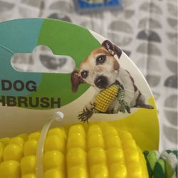 Dog Chewing Interactive Corn Toys, Dog Toothbrush Cleaning Teeth