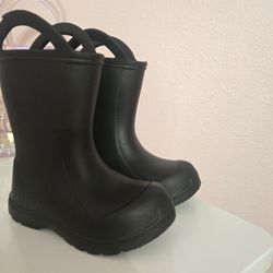 Bearpaw Toddler Rain Boots – Size 9 (Black)
