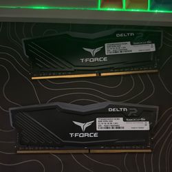 16GB RAM (2x8GB) T-Force Delta RGB DDR4 3200  TF3D48G3200HC16CBK