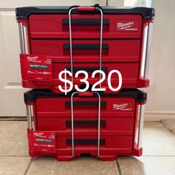 Milwaukee Packout 3 Drawer Brand New 