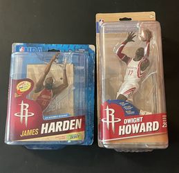 McFarlane Houston Rockets Harden and Howard figures