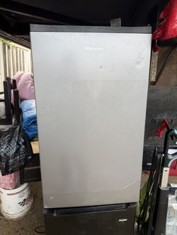Small Gray Refrigerator