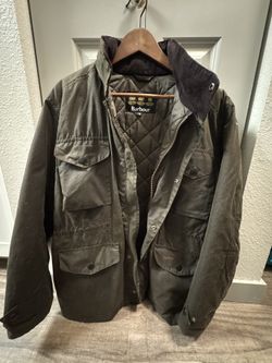 Barbour men’s waxed cotton jacket (Medium)