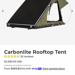Inspired Overland Carbonlite RTT Roof Top Tent