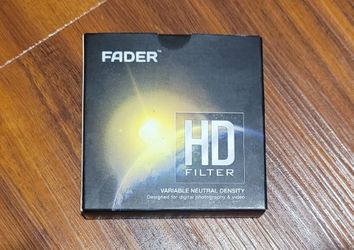 Fader HD Filter Variable Neutral Density Filter ND