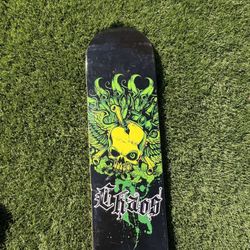 skateboard deck from the brand Creature Skateboards