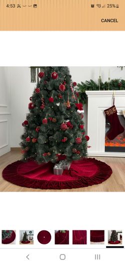 Christmas tree skirt