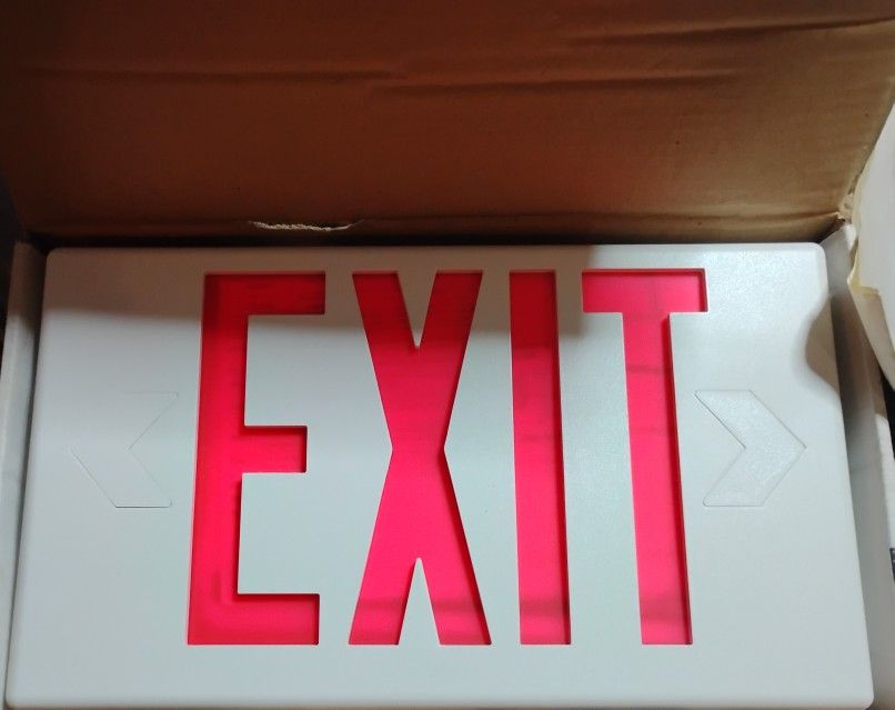 NEW EXIT SIGN