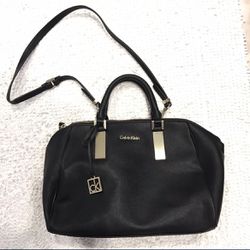 Calvin Klein Satchel Bag Black