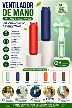 Rechargeable Mini Hand Fan