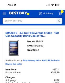 Mini fridge
