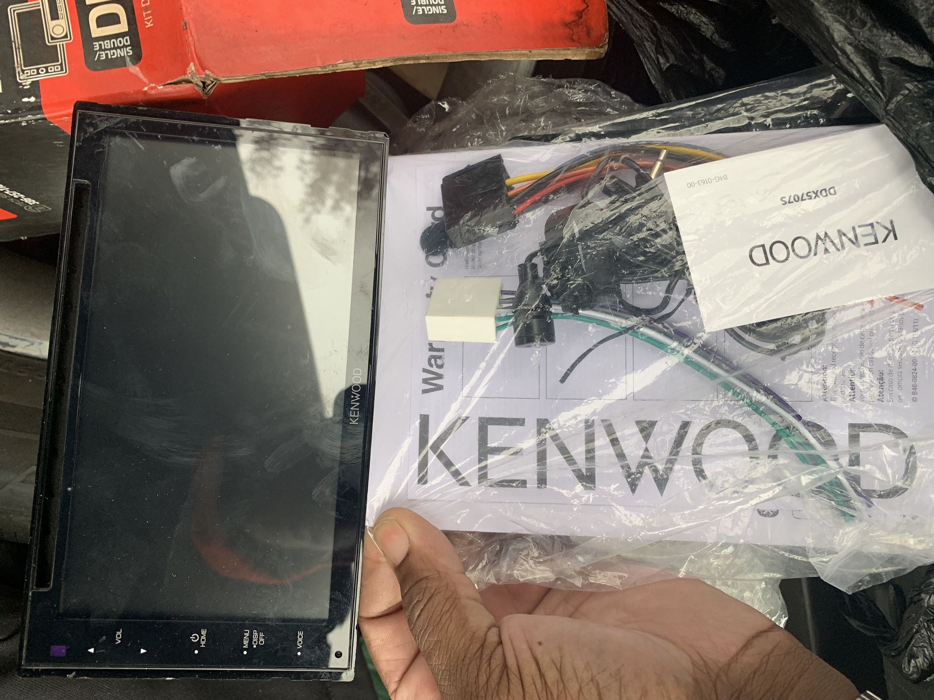 Kenwood Touch Screen TV Radio For Car