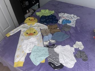 Lote de ropa de bebé niño 0-12 meses (mixto invierno/verano)