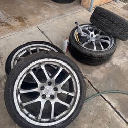 19in 5x114 Rays G35 Sport Rims 