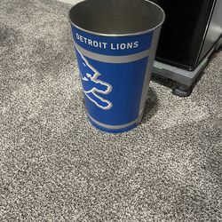 Detroit  Lions Trash Can