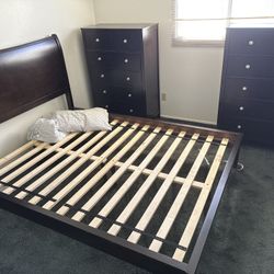 Wood Queen Bed Frame 