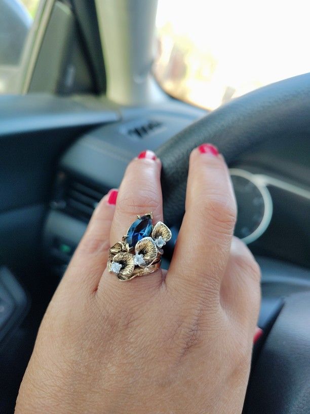 Sterling Silver Ring size 7 real silver