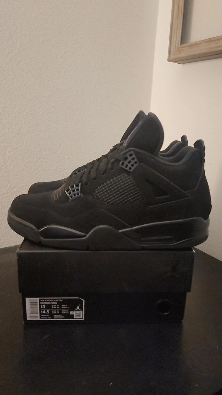 Jordan 4 Black Cat Sz 13