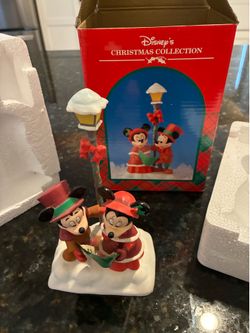Vintage Disney Christmas Collection Mickey & Minnie Carolers in Box