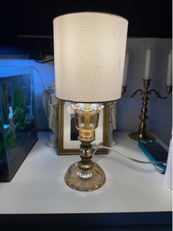 Gold Nighstand/Desk Lamp
