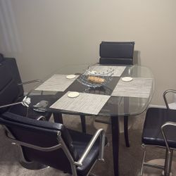 Table And 4 Chairs $150
