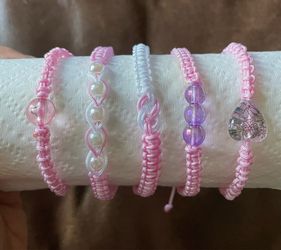 Handmade Beaded Macramé Bracelets