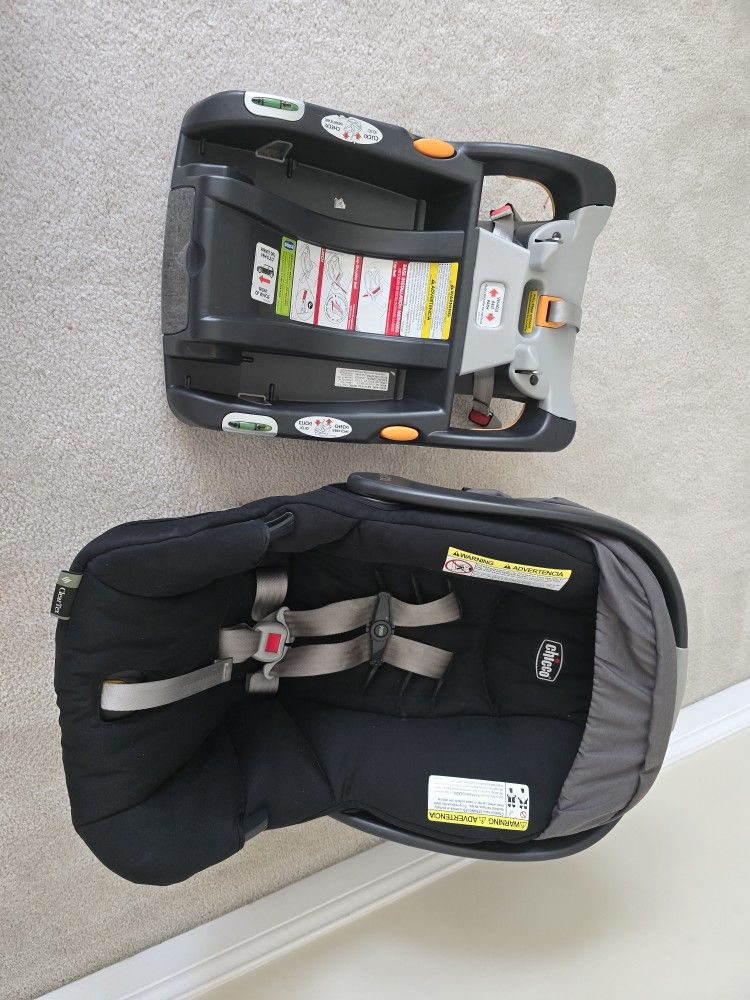 Chicco KeyFit 30 ClearTex Infant Car Seat and Base, Rear-Facing Seat for Infants 4-30 lbs