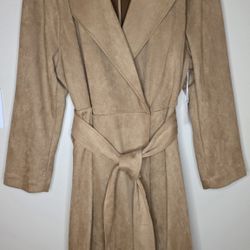 LC Lauren Conrad Women's Lightweight Trench Coat Size 3XL Tan