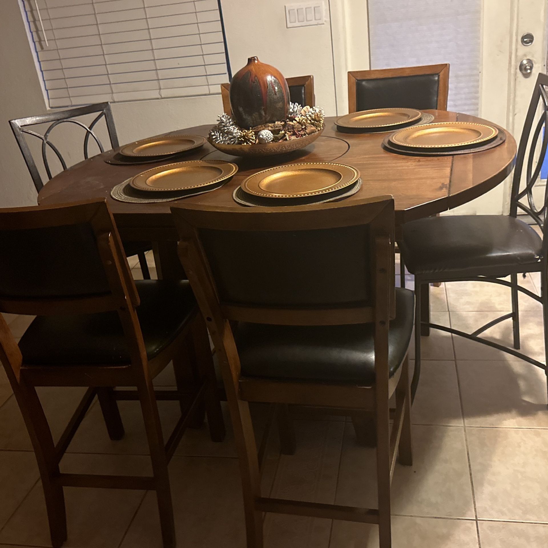 Dinning Table With 6 Tall Chairs,New Products : American Fashion Style Bags On Sale