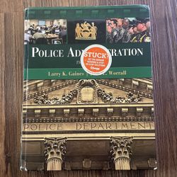 Police Administration 3rd Edition