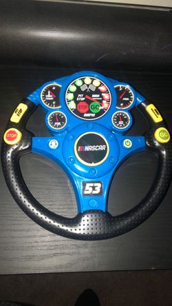 NASCAR toy steering wheel