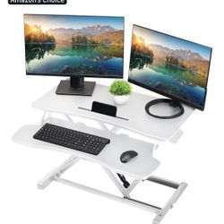 Standing desk converter