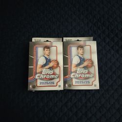 2025 Topps Chrome Basketball Hanger Box