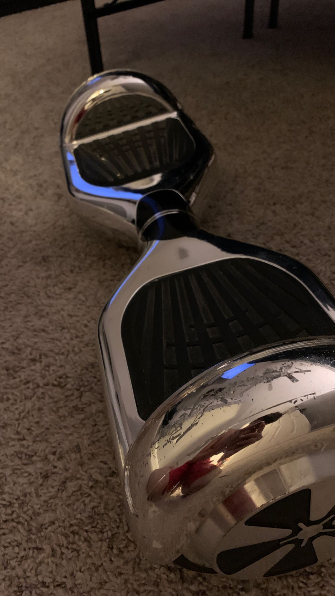 Chrome hoverboard