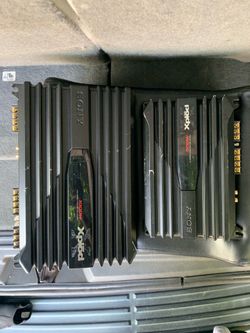 2 Sony amplifier