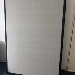 2 Full Size Box Spring and 1 Leg Support Bed Frame