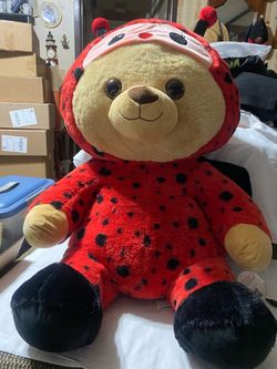 Disguisimals Oversized Teddy Bear in Ladybug Costume