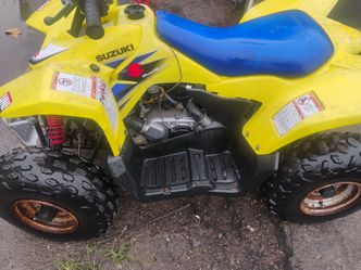 Suzuki quad not sure on size complete bike been setting in garage for 2 years 400 cash firm