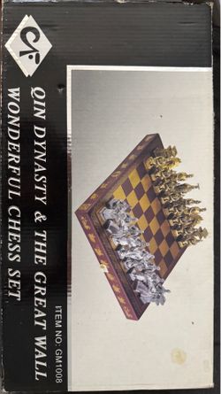 Qin Dynasty&Great wall themed CHESS SET