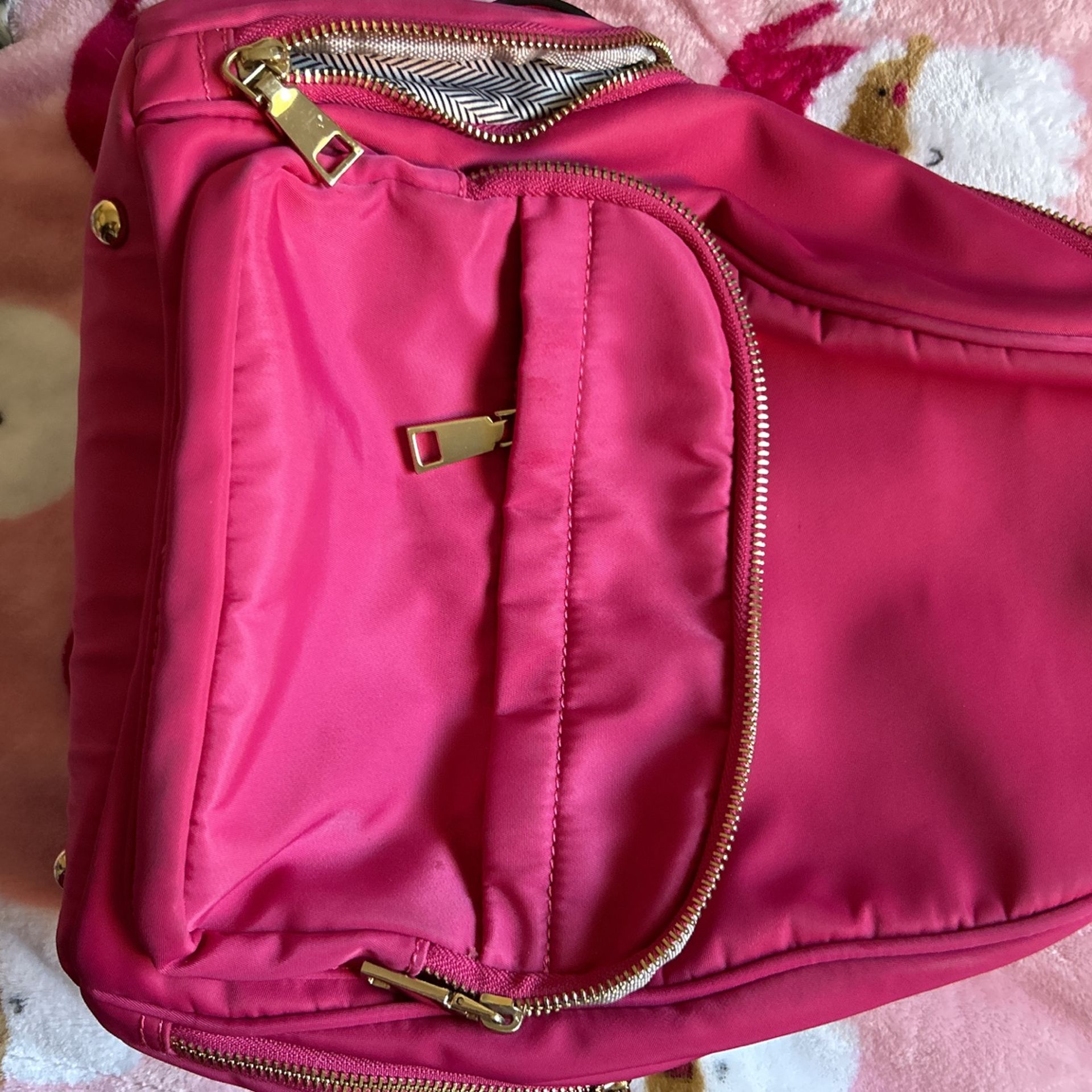 Hot Pink Small Backpack